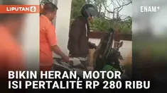 Sebuah video viral di SPBU membuat gemas warganet. Seorang pengendara mobil merekam momen pemotor matic kecil mengisi BBM Pertalite. Perekam curiga lantaran pemotor itu mengisi BBM sampai Rp 280 ribu.