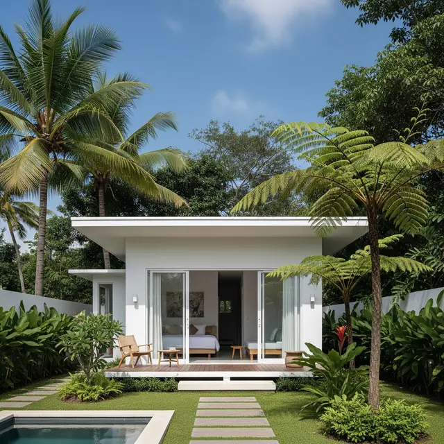 9 Desain Rumah ala Paviliun 1 Kamar dengan Dapur, Solusi Hunian Estetis