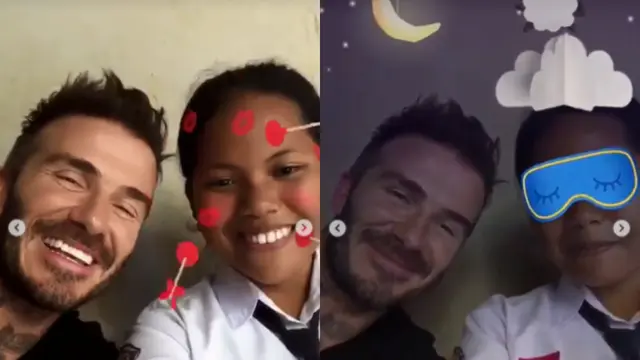 [Bintang] David Beckham dan Sripun