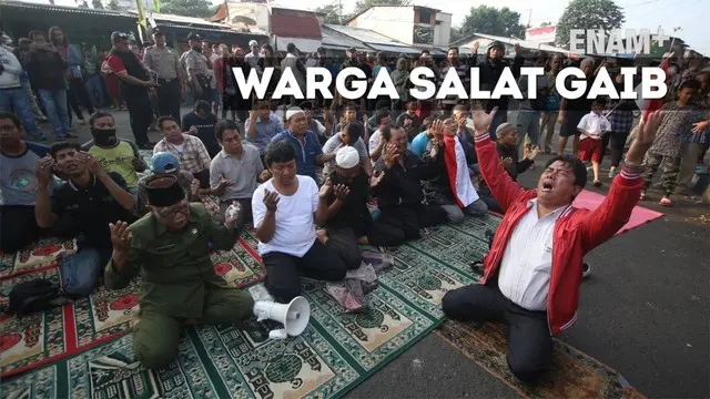 ENAM PLUS: Warga Rawajati Gelar Salat Gaib Jelang Penggusuran
