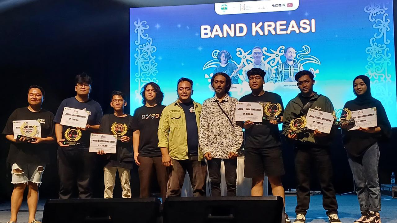 Kabupaten Paser Berhasil Raih Juara Satu Lomba Band Kreasi dan Vokalis Terbaik di Kemilau Kaltim Fest 2024