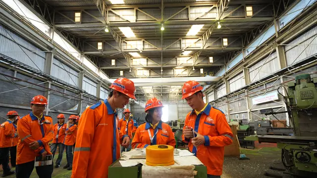 PT Pupuk Kalimantan Timur (Pupuk Kaltim) menerima kunjungan PetroViet Ca Mau Fertilizer (PetroVietnam),