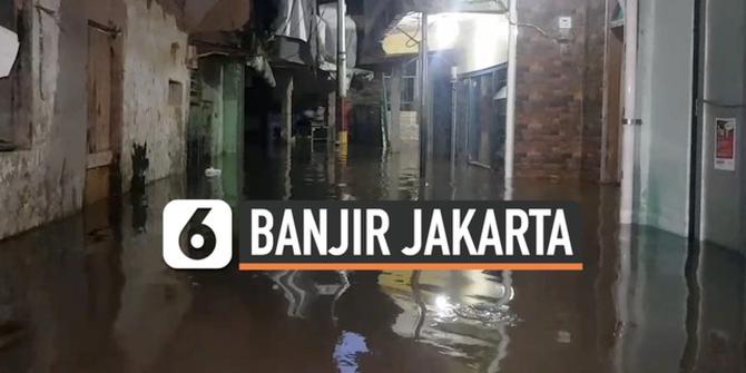 VIDEO: Ciliwung Meluap, Ratusan Rumah di Kampung Melayu Terendam Banjir