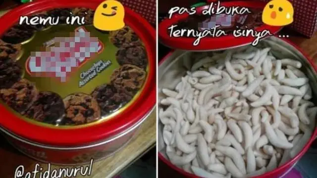10 Potret Nyeleneh Isi Kaleng Lebaran yang Kerap Bikin Kejutan
