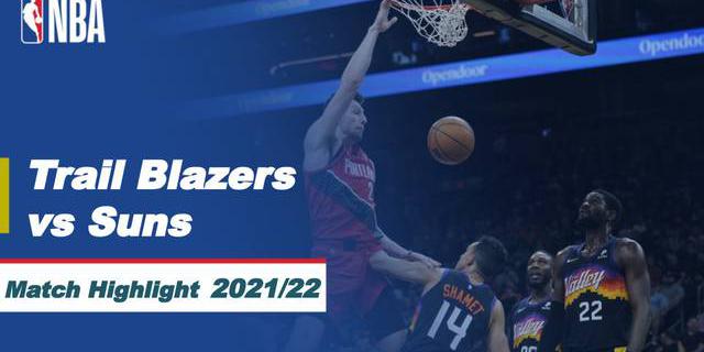 VIDEO: Highlights NBA, Phoenix Suns Bungkam Portland Trail Blazers 120-90