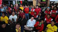 Sambut 'Buka Puasa' Gelar, Fans Arsenal Nobar Dengan Liputan6.com