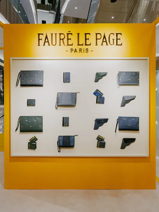 Toko pop-up Fauré Le Page di Senayan City dibuka mulai 29 April hingga 25 Mei 2025.