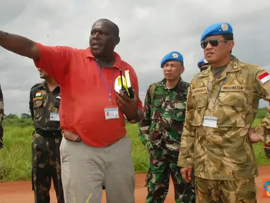 Tim Recce Satgas Helly TNI Tiba di Kongo
            