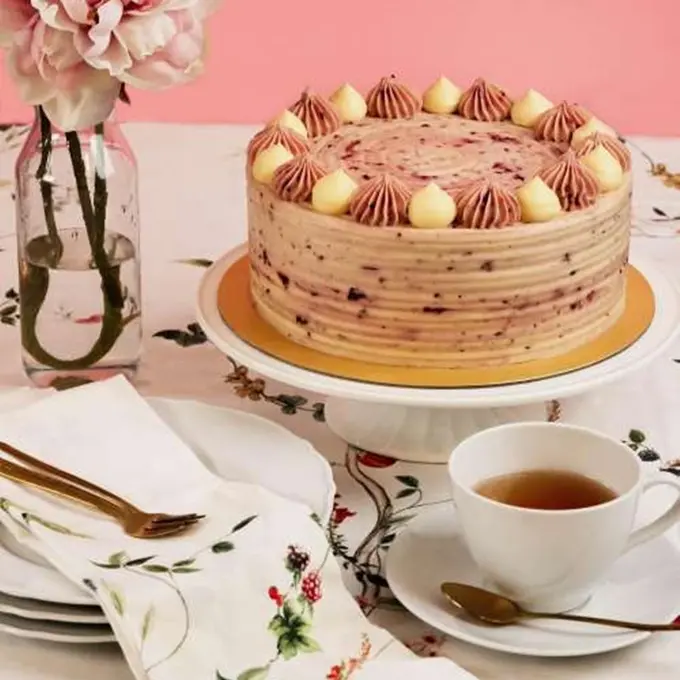 Bebas Gluten, Kreasi Berry Ripple Cake Ini Bisa Sempurnakan Tea Time di Rumah