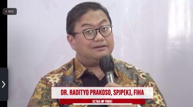 Dokter spesialis jantung dan pembuluh darah Rumah Sakit Pusat Jantung Nasional Harapan Kita, dr Radityo Prakoso, Sp.JP(K)
