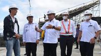 Menteri Pemuda dan Olahraga Republik Indonesia (Menpora RI) Zainudin Amali meninjau lokasi acara pada Rabu (15/2) pagi/Istimewa.