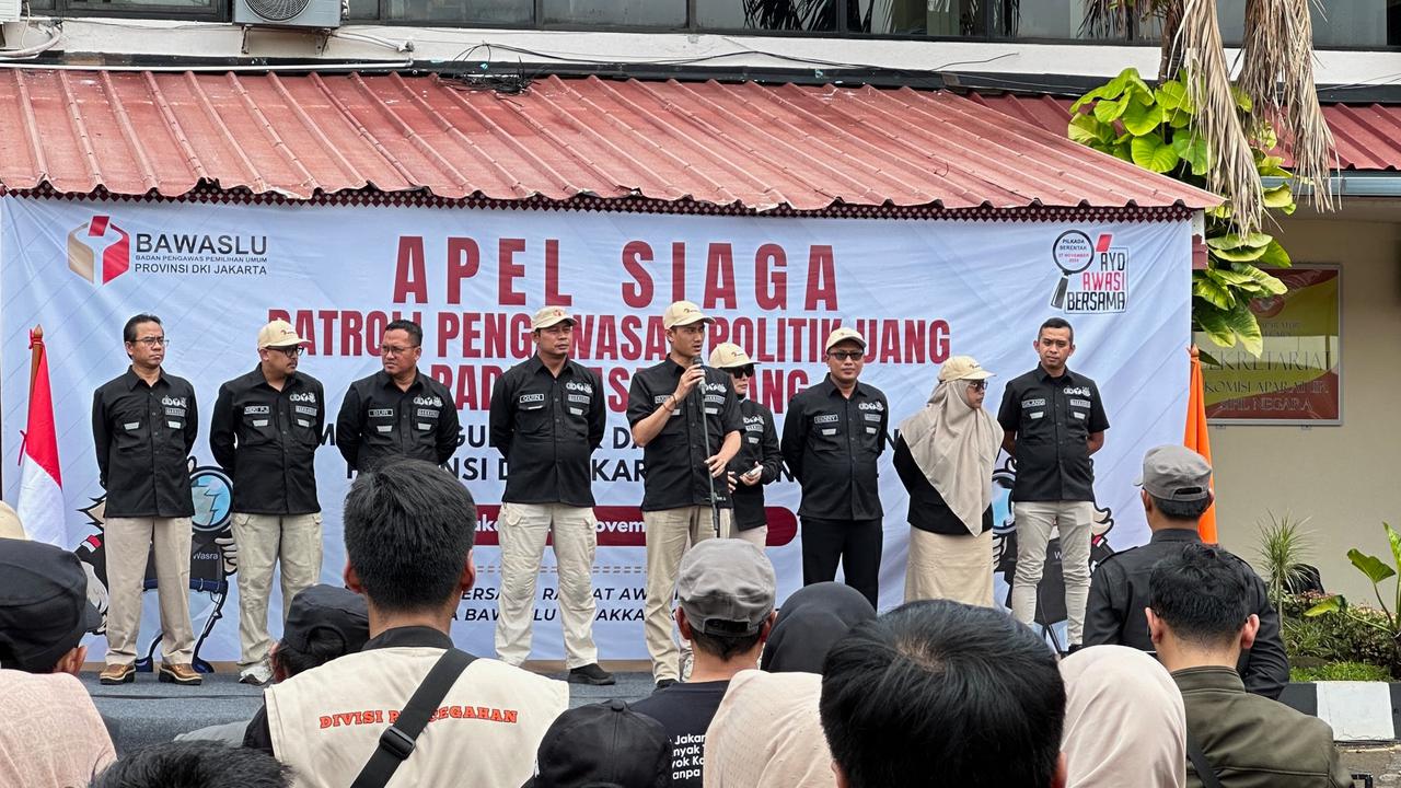 Bawaslu Awasi Politik Uang di Masa Tenang Pilkada Jakarta 2024