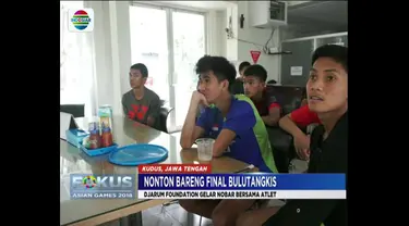 Selain untuk memotivasi, nobar tersebut dijadikan sebagai pelajaran untuk meningkatkan kemampuan dan teknik atlet di luar latihan sehari-hari.