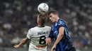 Inter Milan tampil mendominasi sejak awal laga. Nerazzurri mengalahkan Atalanta empat gol tanpa balas. (AP Photo/Luca Bruno)