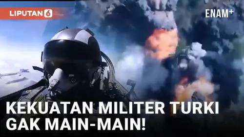 VIDEO: Hancur Berantakan! Pesawat Tempur Turki Bombardir Irak