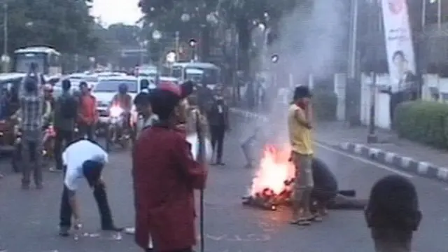 Digempur Gas Air Mata, Mahasiswa UBK Kocar-kacir