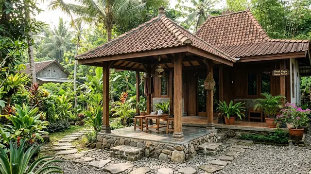 9 Inspirasi Pendopo Mini dengan Nuansa Jawa Sederhana, Hadirkan Suasana Tradisional