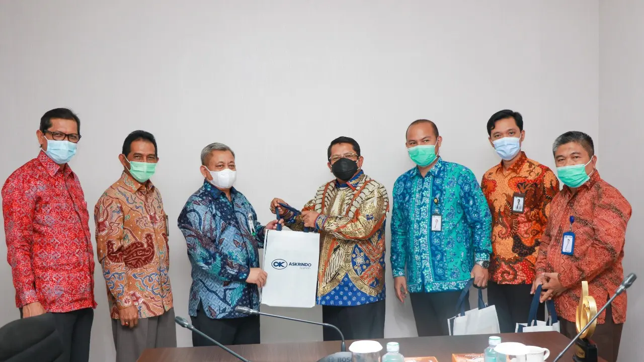 Askrindo Syariah melakukan kunjungan atau silahturahmi ke Bank Aceh