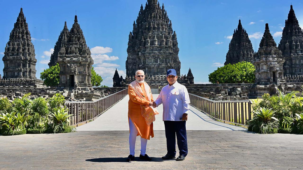 Presiden Prabowo dan PM Modi Luncurkan Restorasi Prambanan