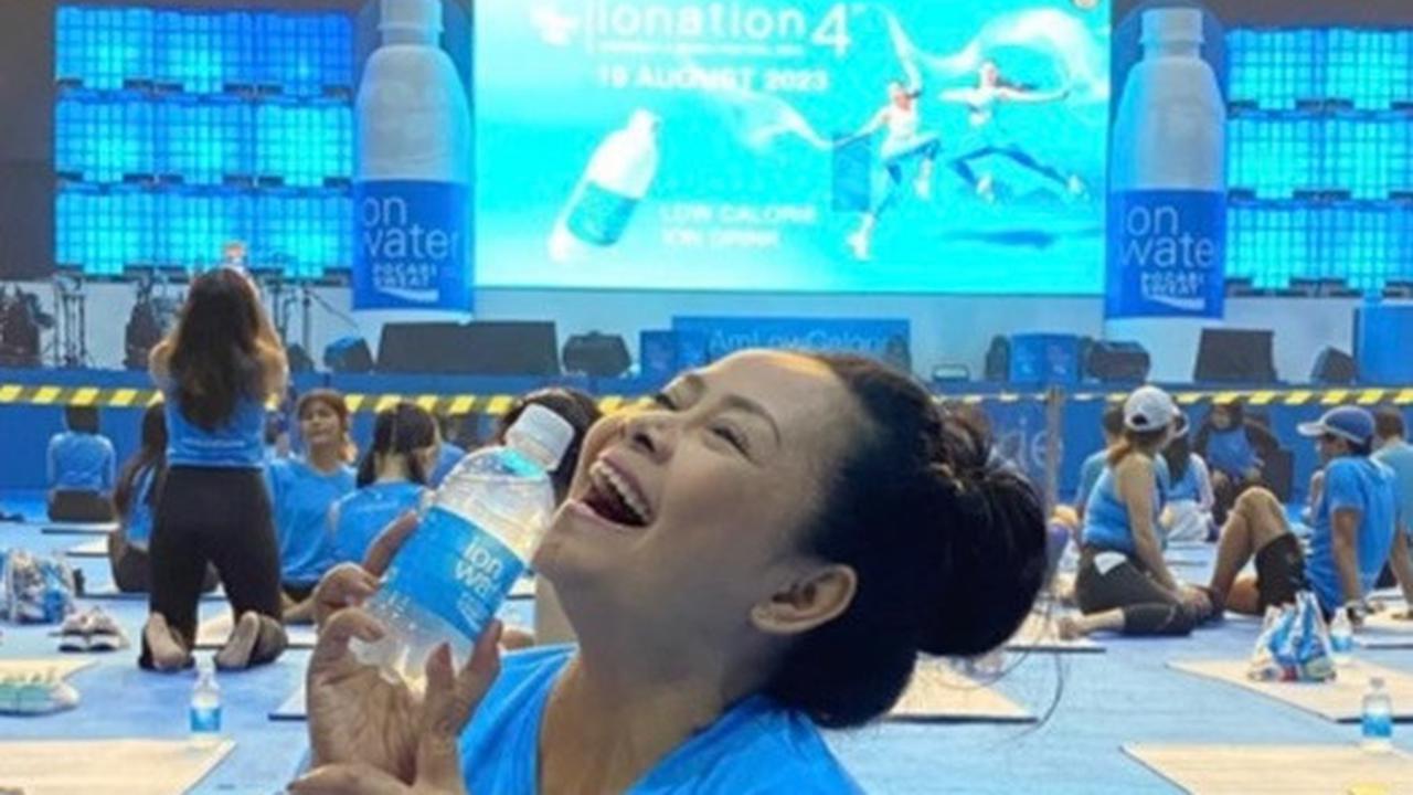Energik di Usia 57 Tahun, Ini Potret Karlina Inawati Pemain Sinetron Bidadari Surgamu saat Olahraga