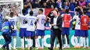 Les Bleus melaju ke perempat final Euro 2024 usai menang tipis 1-0 atas Belgia. (INA FASSBENDER/AFP)