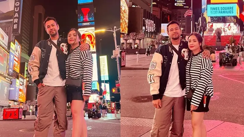 6 Momen Mesra Raffi Ahmad dan Nagita Slavina di New York, Bak ABG Pacaran