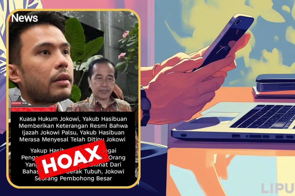 Cek fakta pengacara Yakub Hasibuan menyesal ditipu Jokowi