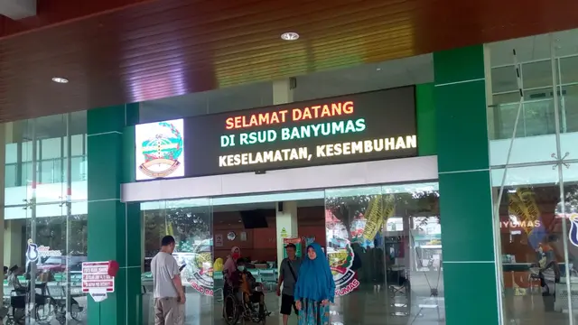 Rumah Sakit Umum Daerah (RSUD) Banyumas ditunjuk sebagai RS rujukan penanganan virus Corona Covid-19. (Foto: Liputan6.com/Rudal Afgani Dirgantara)