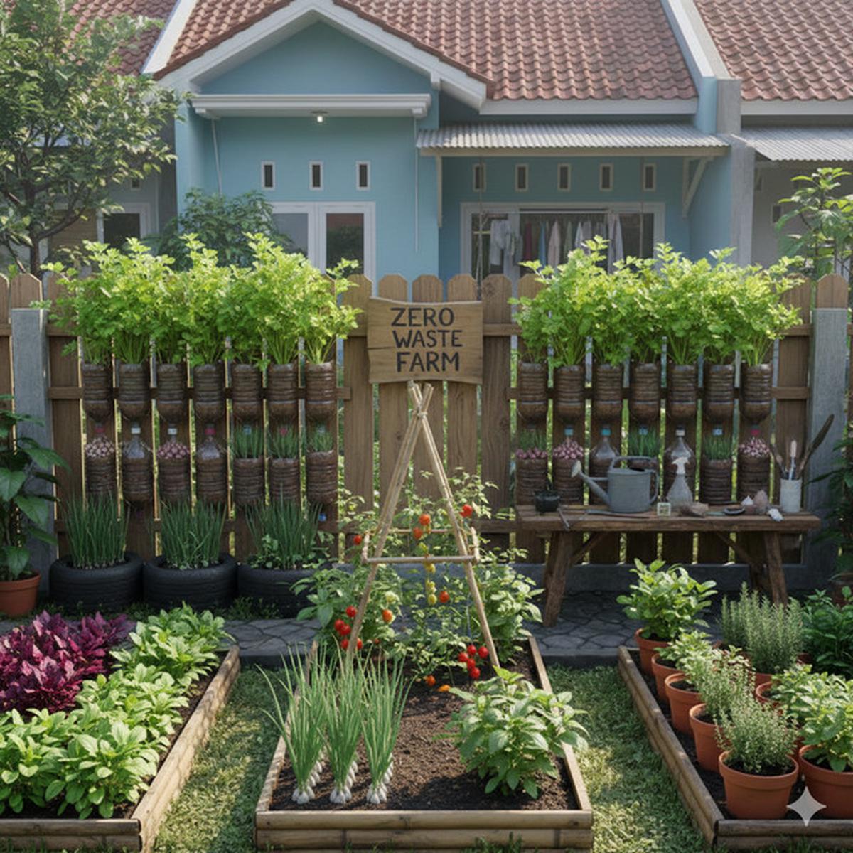 7 Model Kebun Sayur yang Bisa Tumpang Sari tapi Tetap Rapi, Cocok untuk Rumah Kecil