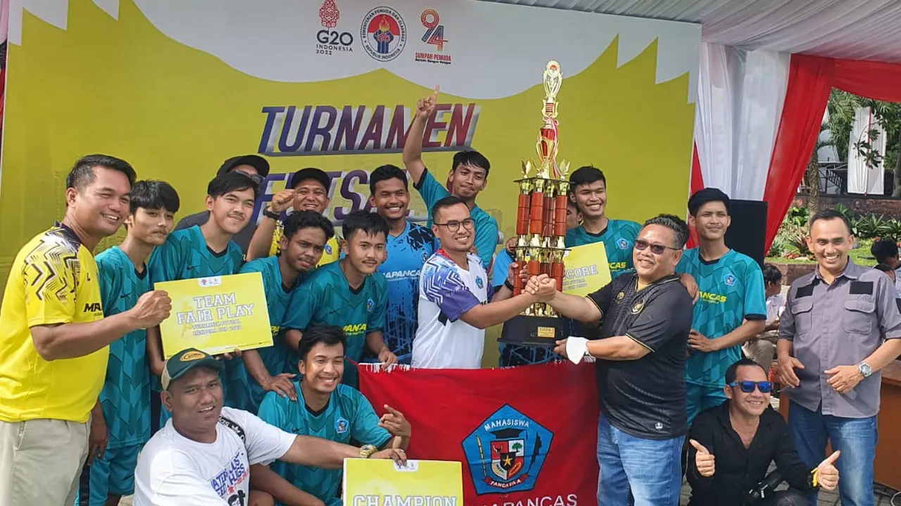 Mapancas Kampiun Turnamen Futsal dan Bulu Tangkis Kemenpora 2022