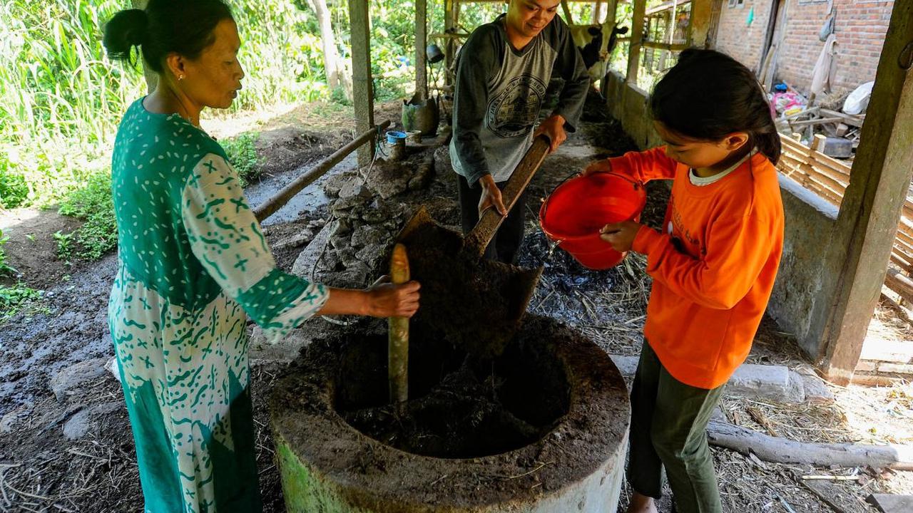 Seorang warga di Desa Dompyong, Trenggalek, Jawa Timur memiliki ide kreatif untuk menciptakan bahan bakar biogas untuk memasak.<br><br>Bahan bakar itu diciptakan dari pemanfaatan kotoran sapi yang mereka ternak.