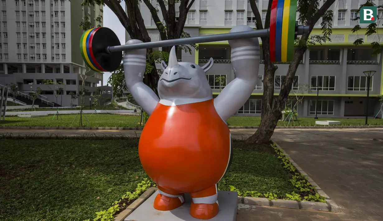 Suasana Wisma Atlet di Kemayoran, Jakarta, Senin (26/2/2018). Lokasi ini akan dijadikan tempat tinggal para atlet pada ajang Asian Games 2018. (Bola.com/Vitalis Yogi Trisna)