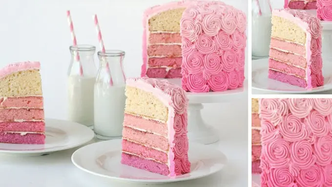 Ombre Cake (c) susanndickinson/pinterest
