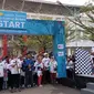 Ribuan masyarakat di emapt kota menyambut gembira sekaligus meramaikan kegiatan jalan sehat Bersama BUMN yang digelar oleh PT Pupuk Indonesia (Persero)