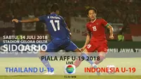 Baik Thailand maupun Timnas Indonesia U-19 akan menepikan kelelahan yang melanda demi mendapat pelipur lara kegagalan tampil di final Piala AFF U-19 2018. (Bola.com/Adreanus Titus))