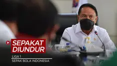 Berita Video Menpora dan PSSI Sepakat Mengundur Kembali Liga 1