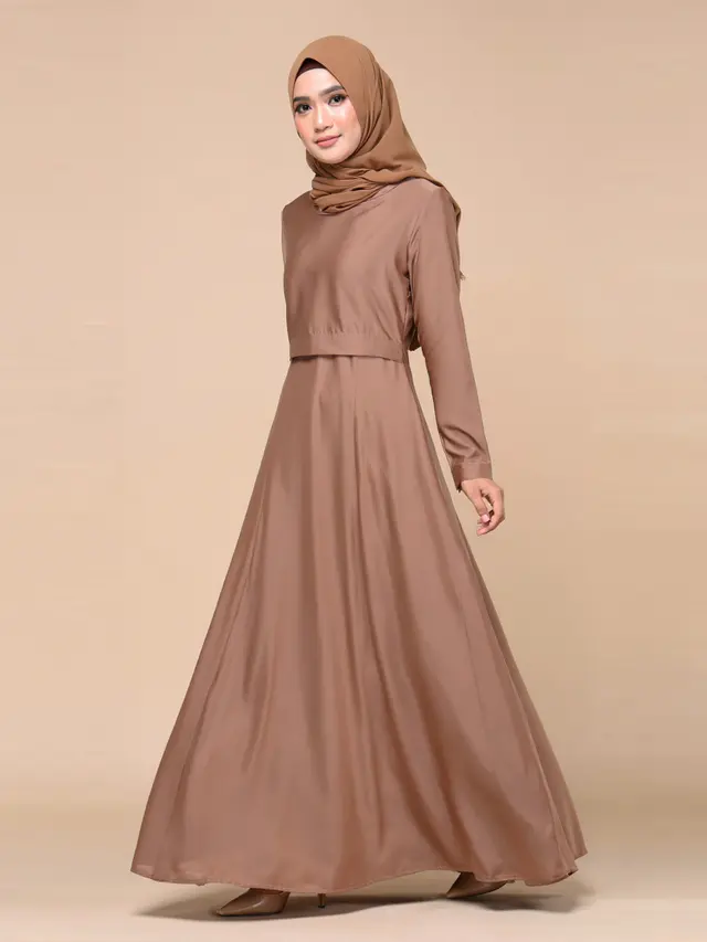 Model Gamis Agar Perut Tidak Buncit
