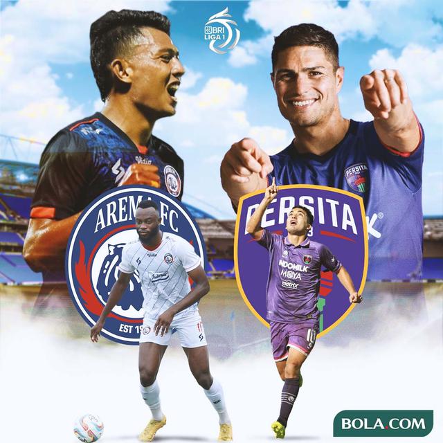 BRI Liga 1 - Duel Antarlini - Arema FC Vs Persita Tangerang
