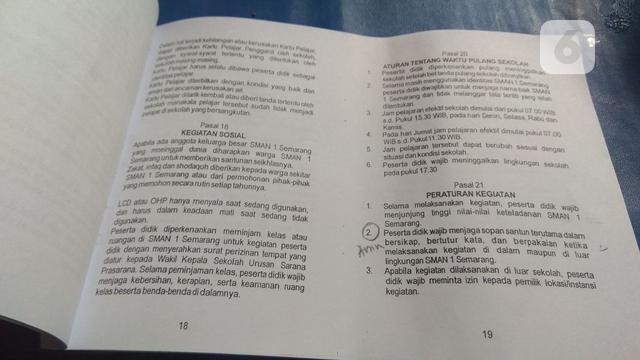 Siswa SMAN 1 Semarang