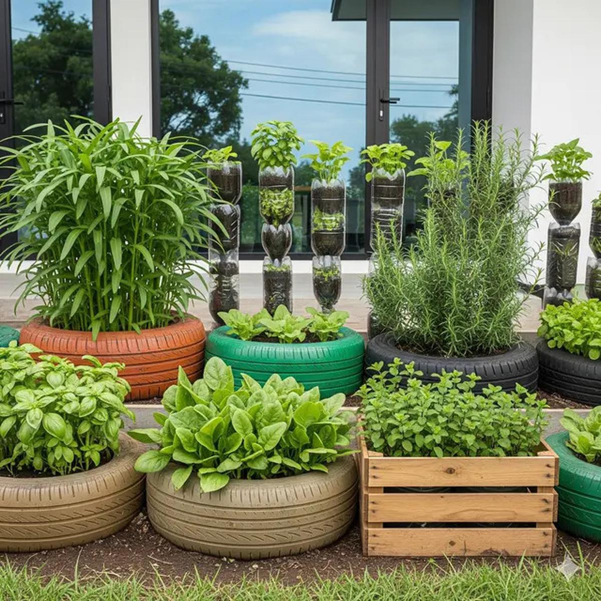 Cara Membuat Kebun Sayur Sederhana di Rumah dengan Barang Bekas