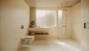7 Desain Kamar Mandi Minimalis 2x3 yang Estetik, Fungsional, dan Hemat Biaya