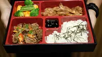 Menu makan siang ala bento Jepang dari restoran MAM (Foto: Dok. MAM) 