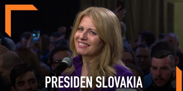 VIDEO: Slovakia Bakal Punya Presiden Perempuan Pertama