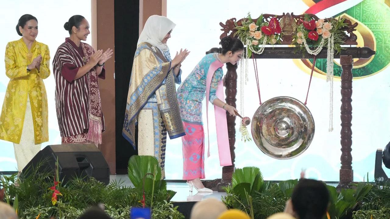 HUT ke-80 Persit Kartika Chandra Kirana Resmi Dibuka, Ibu Wapres RI Turut Hadir