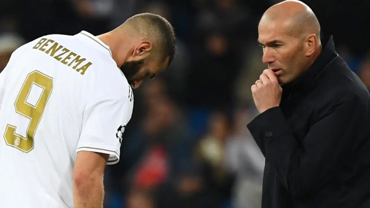 Pelatih Real Madrid, Zinedine Zidane.