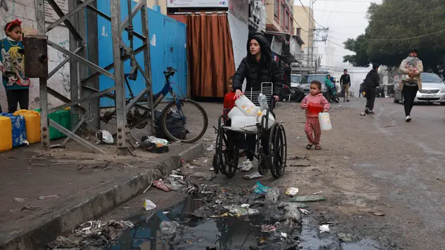 Potret Kondisi Pengungsi Palestina di Kota Rafah