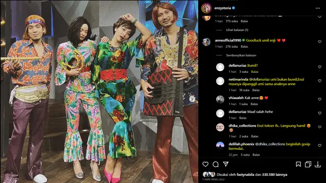 Komentar Putri Anne Picu Spekulasi Enzy Storia Sedang Hamil: Goodluck Umil