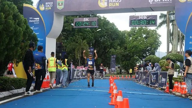 Badan Pengelola Keuangan Haji (BPKH) sukses menggelar BPKH Hajj Run 2024 di Kota Padang, Sumatera Barat, Minggu, 3 November 2024. (Istimewa)