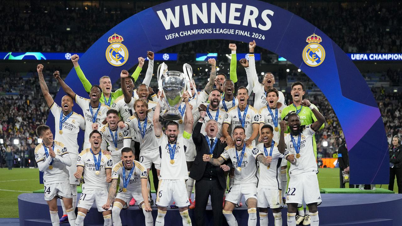 FOTO Real Madrid juara Liga Champions