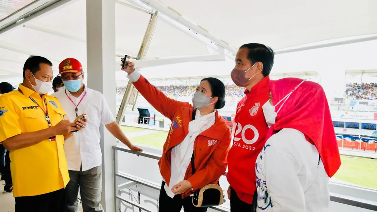 Jokowi Nonton Langsung MotoGP di Sirkuit Mandalika